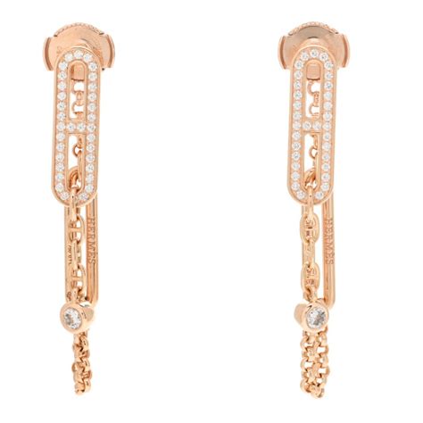 18K Diamond Chaine d'Ancre Chaos Earrings 